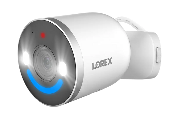 Lorex 4K Spotlight Indoor/Outdoor Wi-Fi 6 Security Camera with Smart Security Lighting (32GB) - Open Box