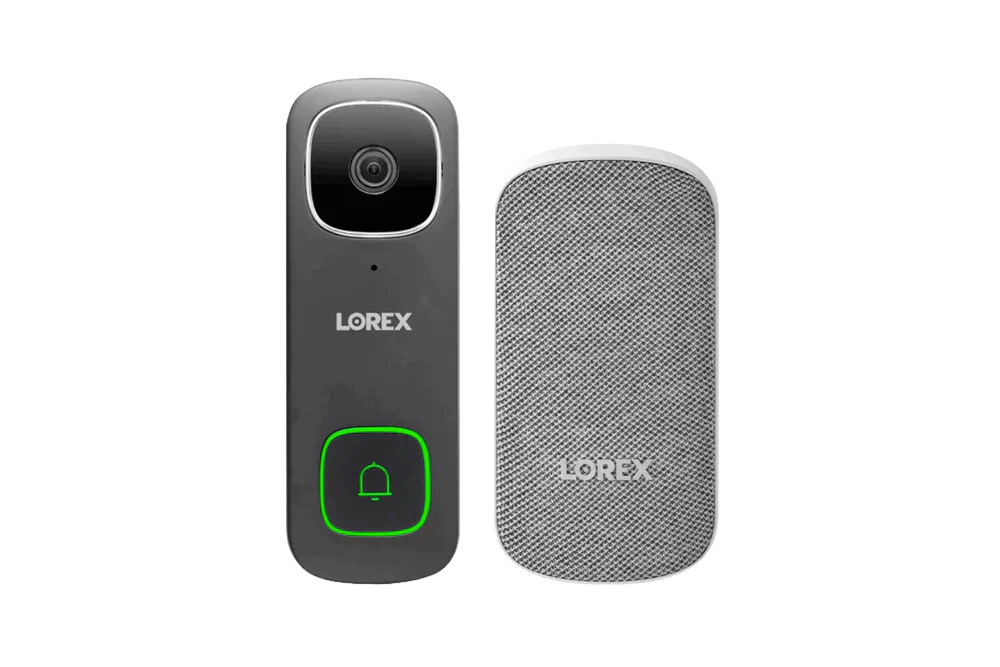 Lorex 2K Wired Video Doorbell with Wi-Fi Chime Kit