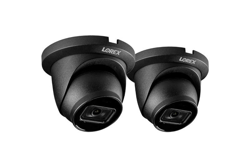 4K (8MP) Smart IP Dome Security Camera with Listen-in Audio and Real-Time 30FPS Recording (2-Pack)