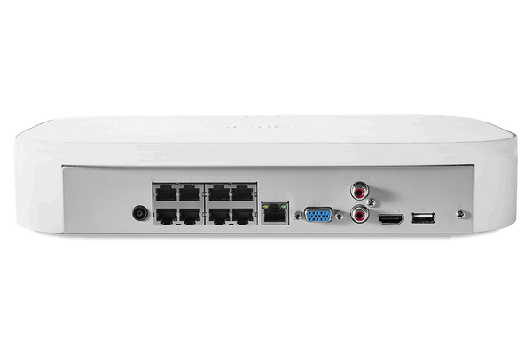 8-Channel Fusion NVR System with 4K (8MP) IP Dome Cameras with Listen-In Audio - Lorex Corporation