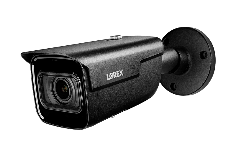 Lorex 4K IP Wired Bullet Security Camera with Motorized Varifocal Lens and Real-Time 30FPS Recording