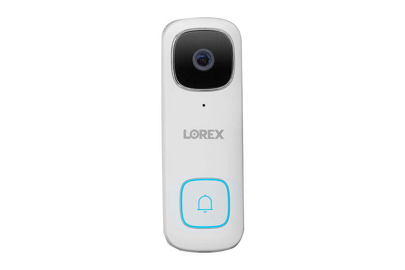 Lorex 2K Wi-Fi Video Doorbell (Wired, 32GB)