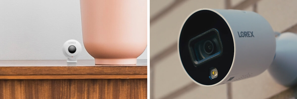 link lorex cameras to motion sensors